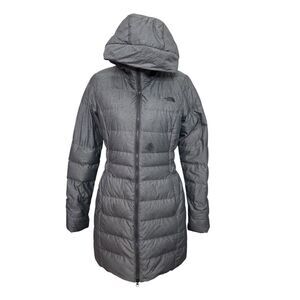 The North Face Gotham Parka II Down Jacket Women’s Size Small Grey Heather Zip